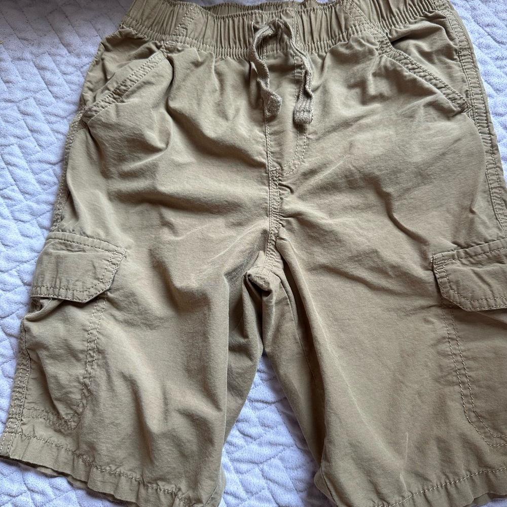 Tan Cargo Shorts